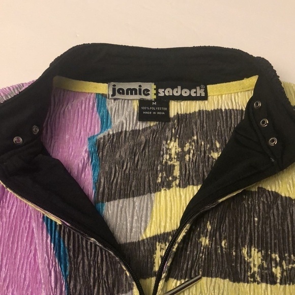 Jamie Sadock Quarter Zip Golf Sport Crepe Shirt Top Size Medium - Picture 5 of 7